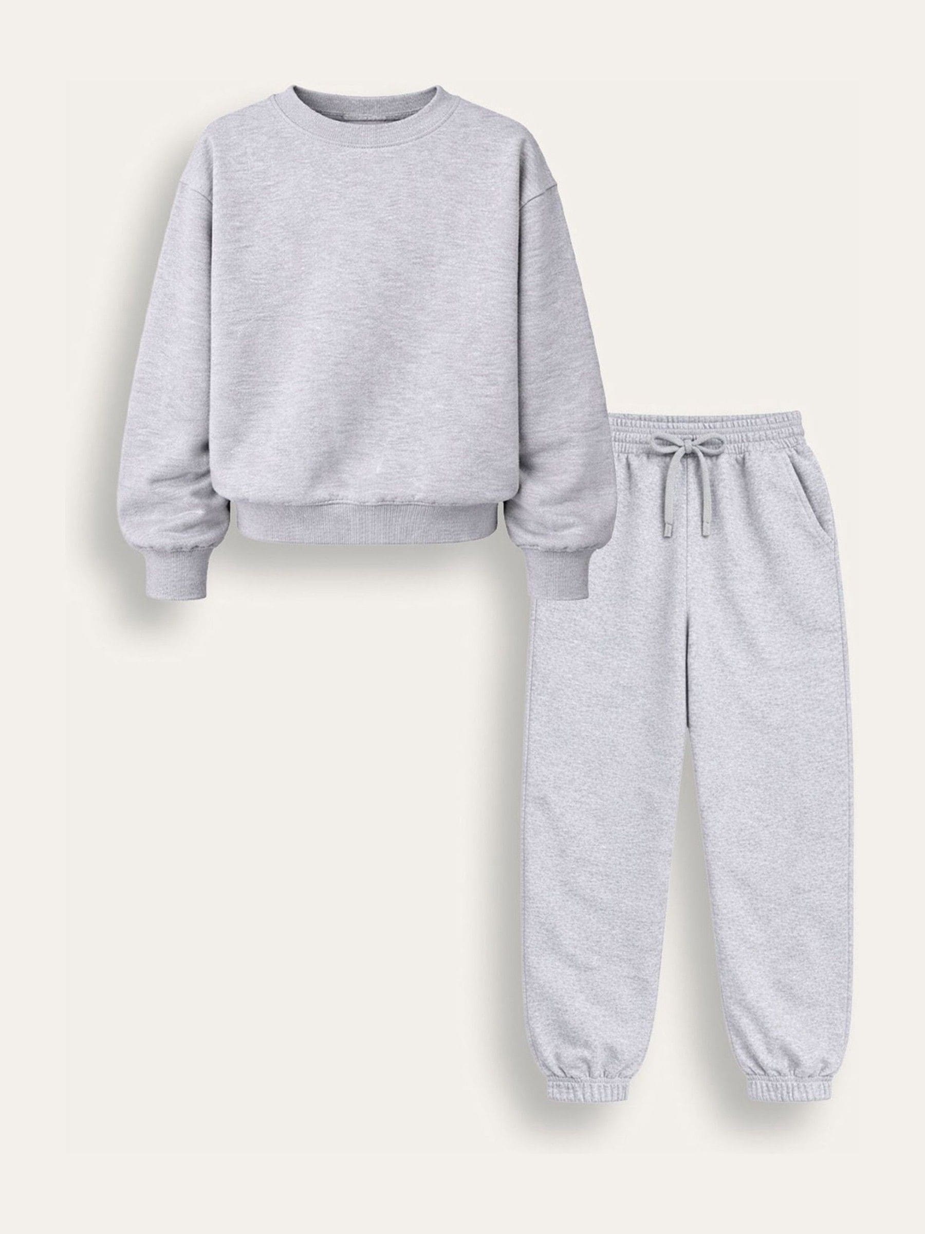 Dsiney Kidz - Brand Threads Grey Essentials Sweatshirt Tracksuit image 2