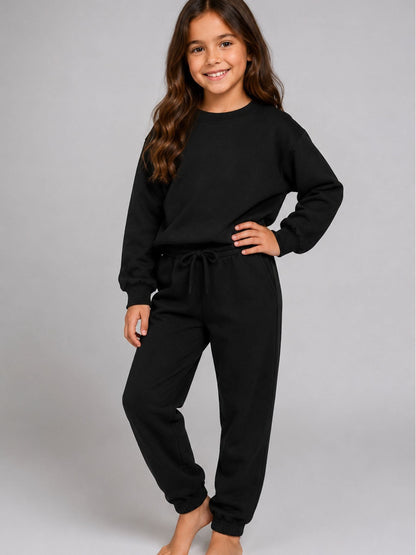 Dsiney Kidz - Brand Threads Black Essentials Sweatshirt Tracksuit image 1