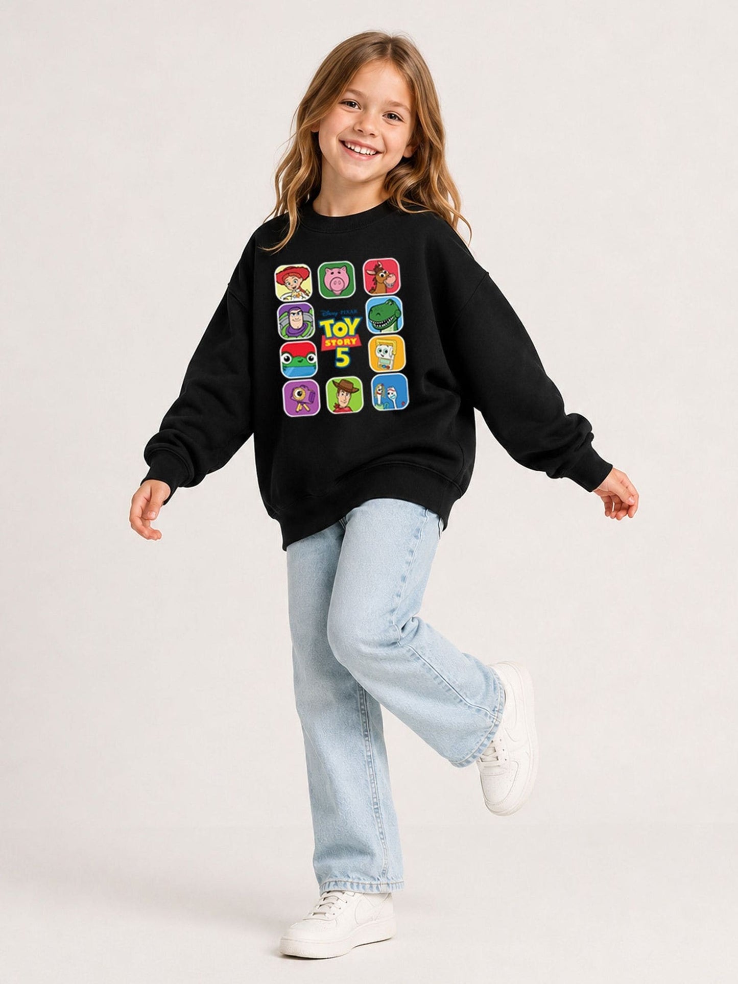 Dsiney Kidz - Brand Threads Black Disney Toy Story 5 Sweatshirt image 2