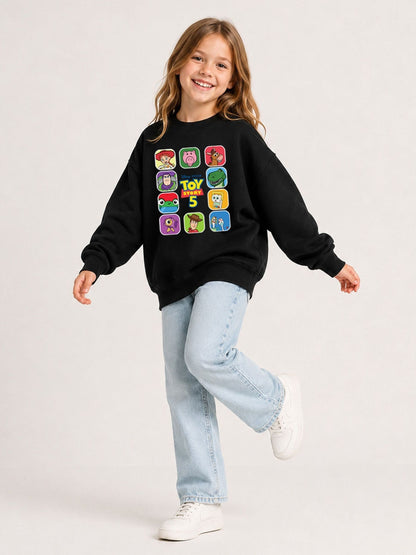 Dsiney Kidz - Brand Threads Black Disney Toy Story 5 Sweatshirt image 2