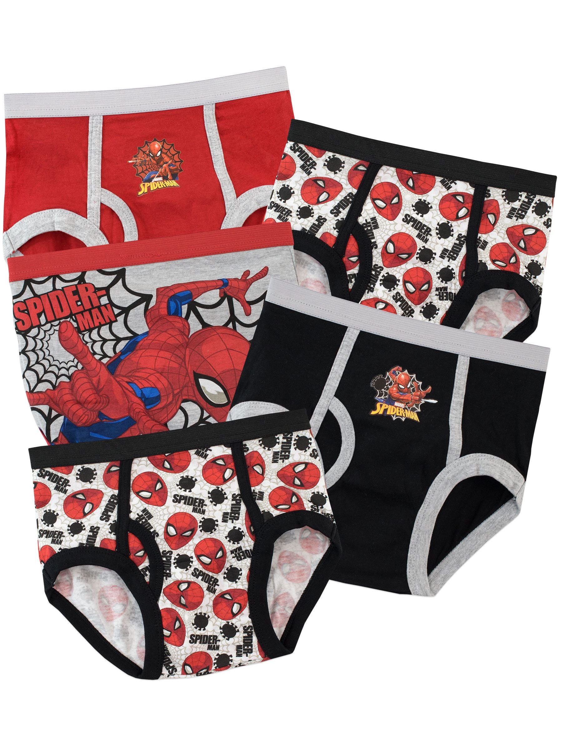 Dsiney Kidz - Character Silver Spiderman 100% Cotton Briefs Packs of 5 image 1