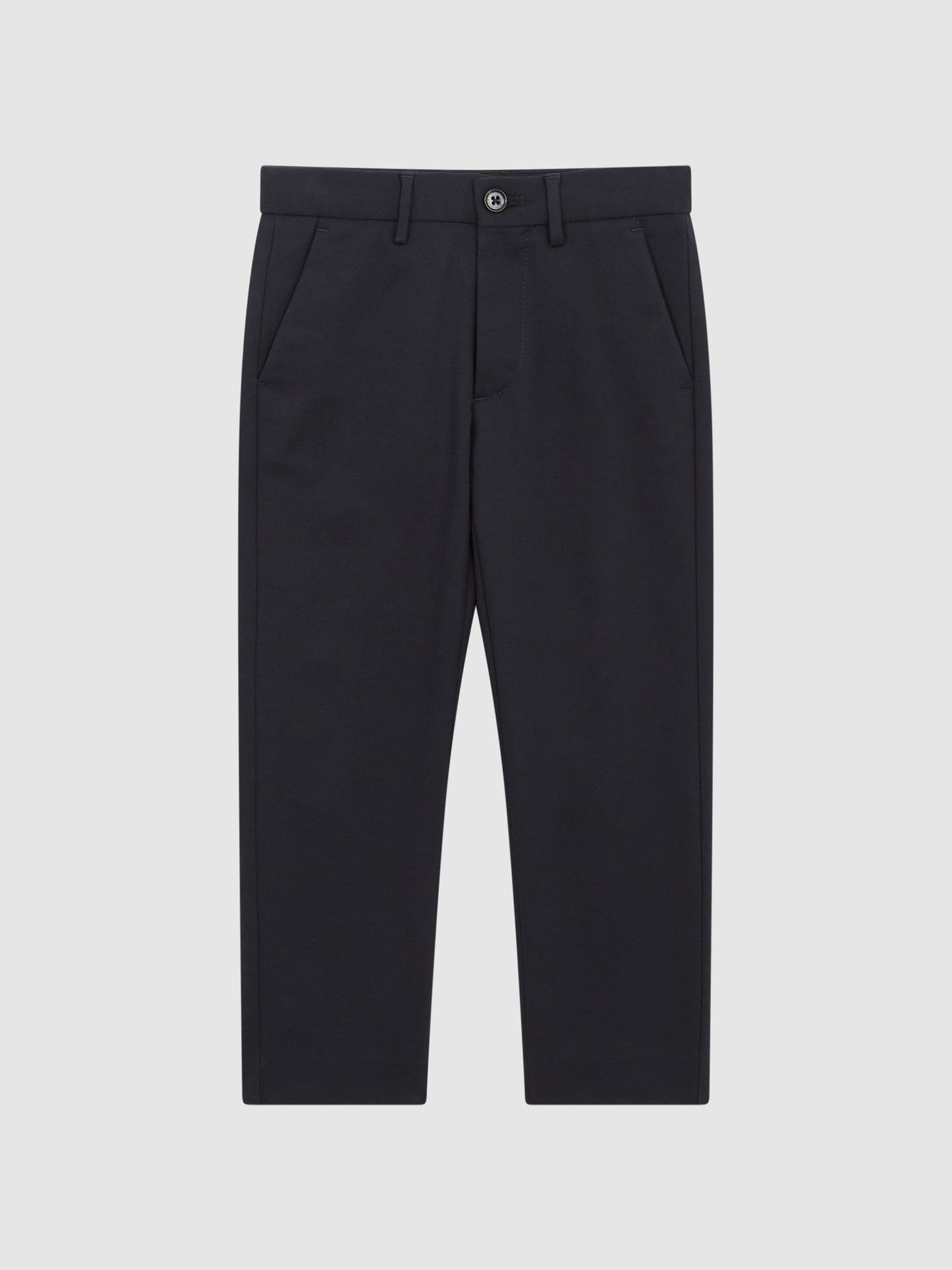 Reiss Navy Eastbury 9-14 yrs Slim-Fit Cotton-Blend Chinos image 2