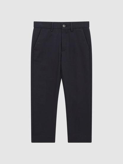 Reiss Navy Eastbury 9-14 yrs Slim-Fit Cotton-Blend Chinos image 2