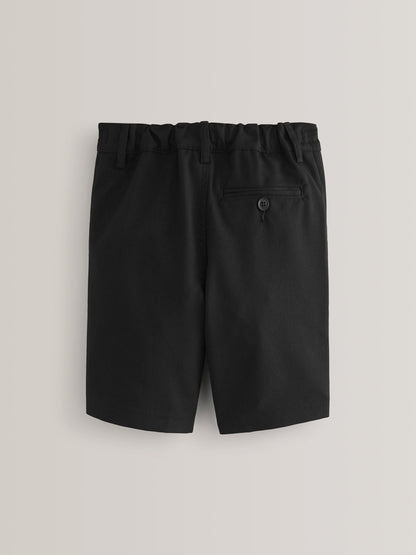 Dsiney Kidz - Black Single Flat Front School Shorts (3-14yrs) image 2