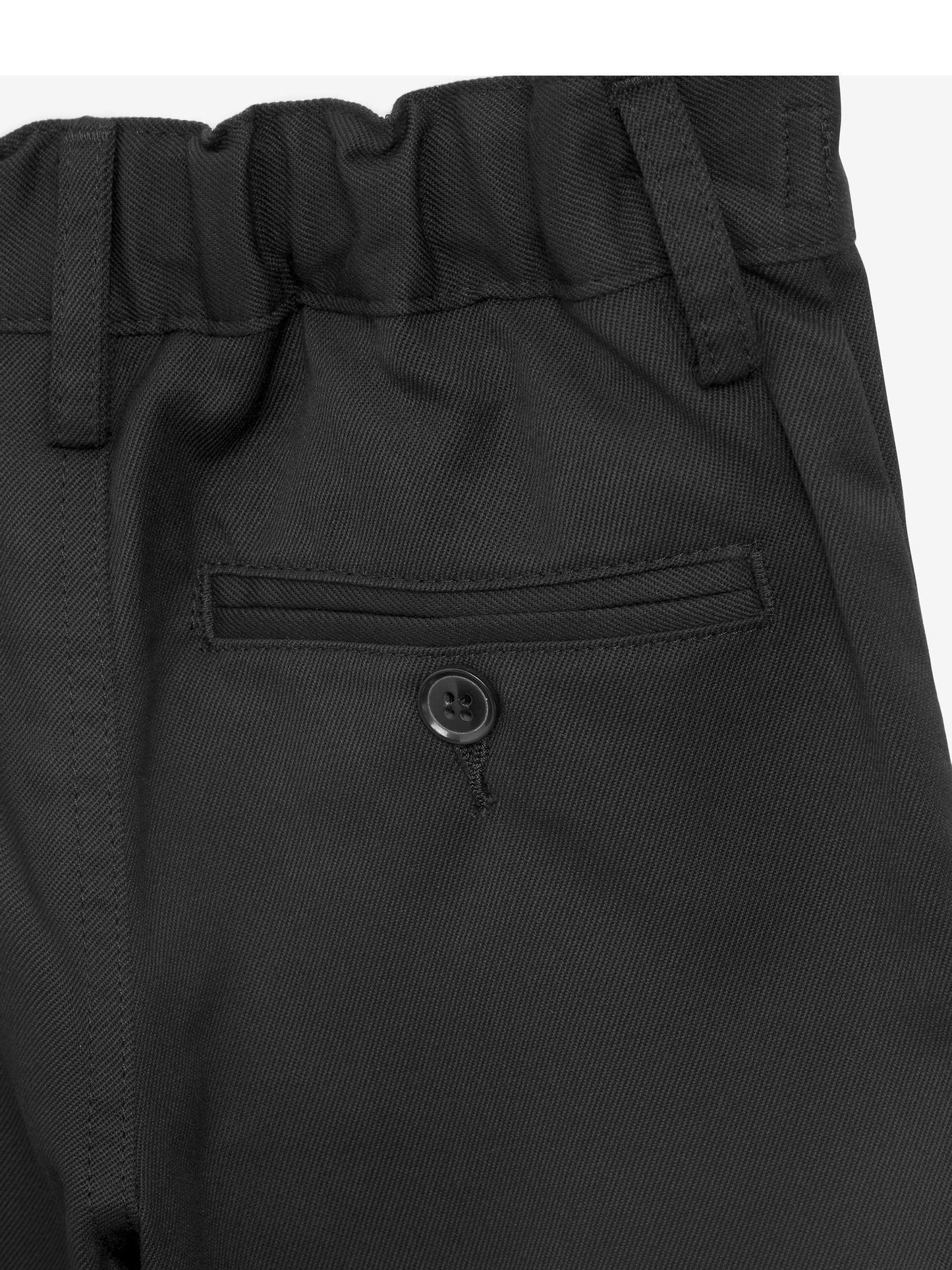 Dsiney Kidz - Black Single Flat Front School Shorts (3-14yrs) image 3
