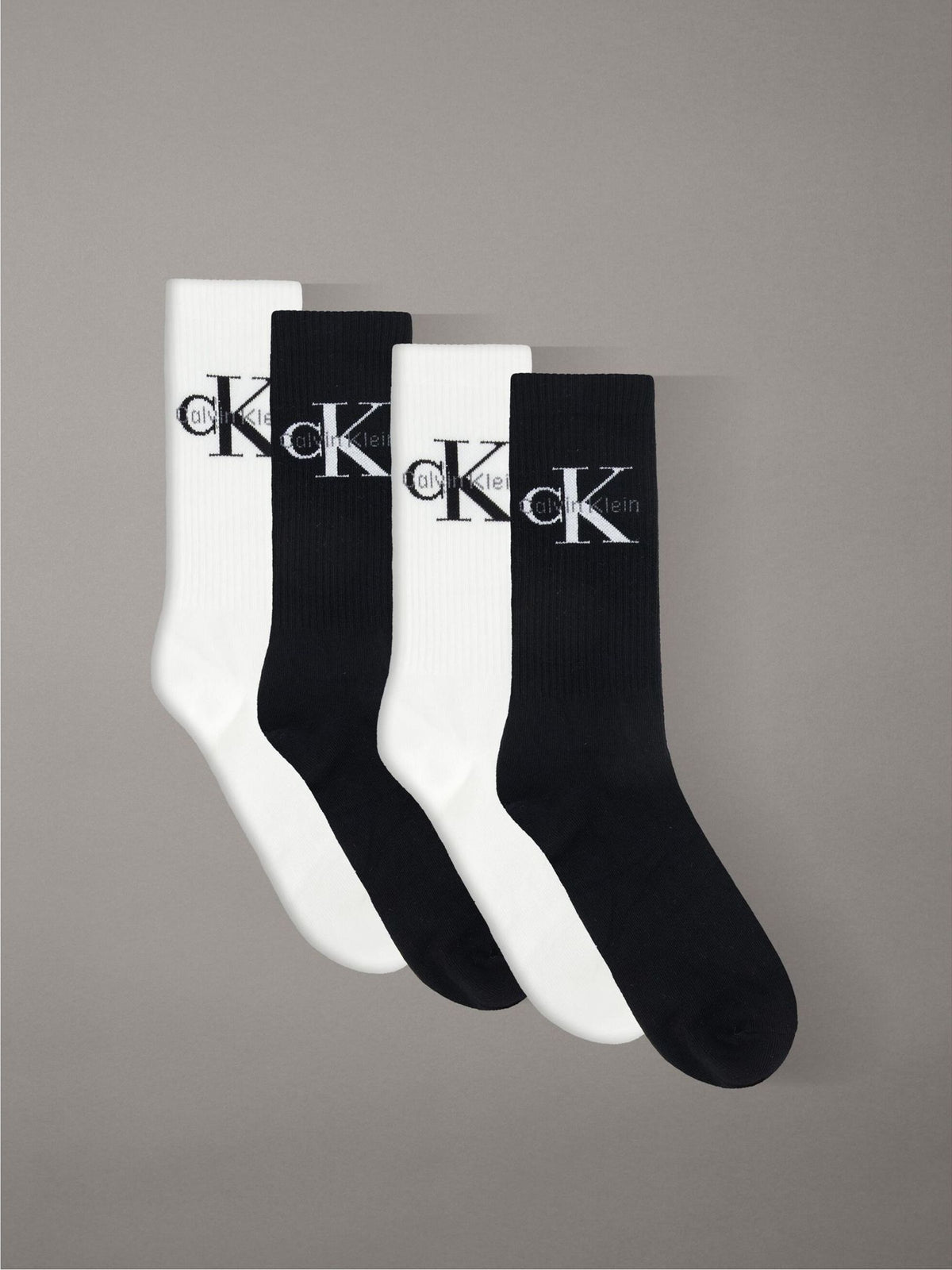 Calvin Klein Black/White Giftbox Socks 4 Pack - image 1