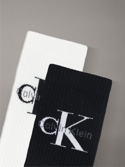 Calvin Klein Black/White Giftbox Socks 4 Pack - image 2