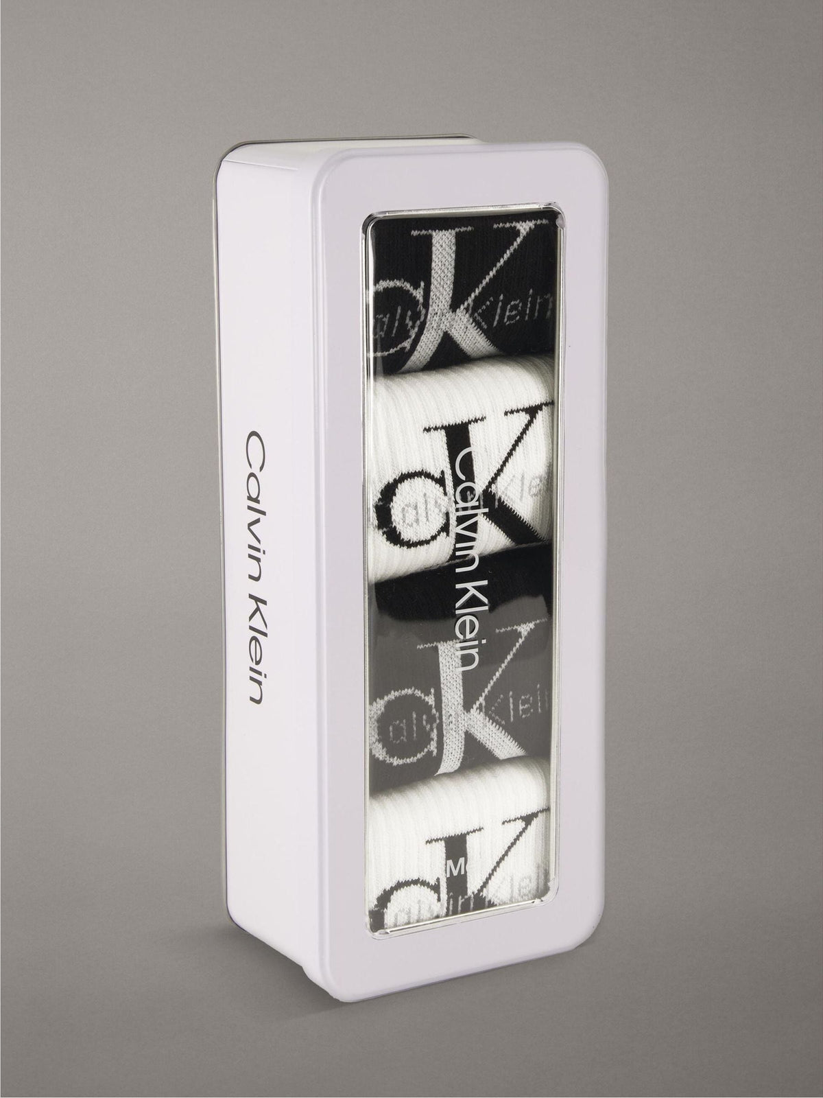 Calvin Klein Black/White Giftbox Socks 4 Pack - image 3