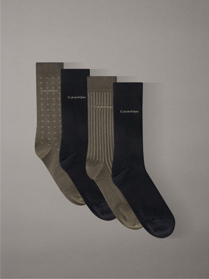 Calvin Klein Green Giftbox Socks 4 Pack - image 1