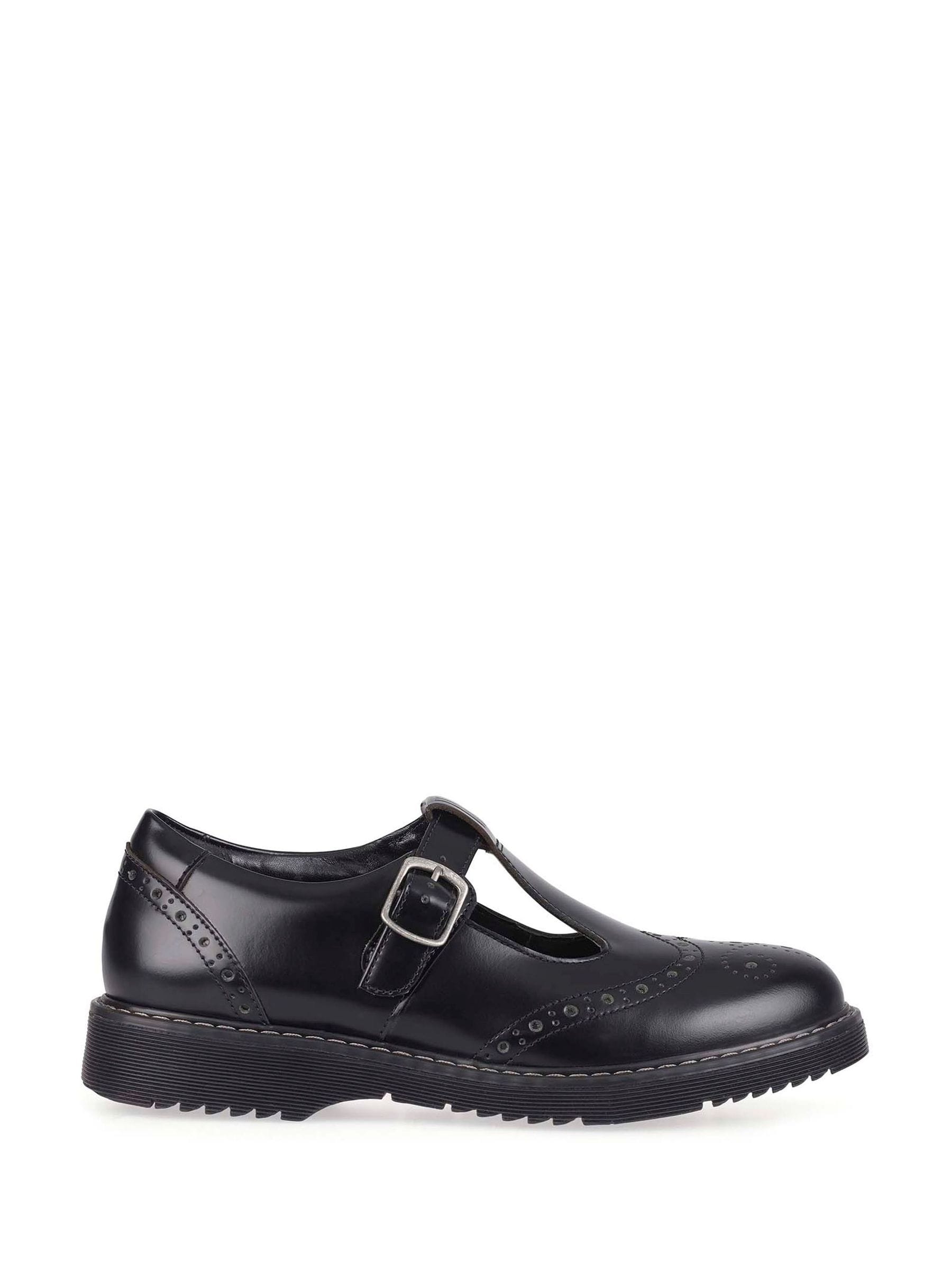 Start Rite Black Standard Fit Imagine T-Bar School Shoes Standard Width Fitting image 2