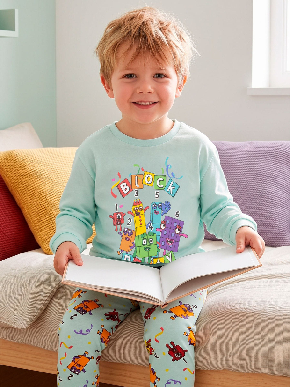 Character Blue Numberblocks Block Party Pyjamas - image 10