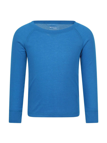 Mountain Warehouse Blue Talus Kids Plain Base Layer Set - image 2