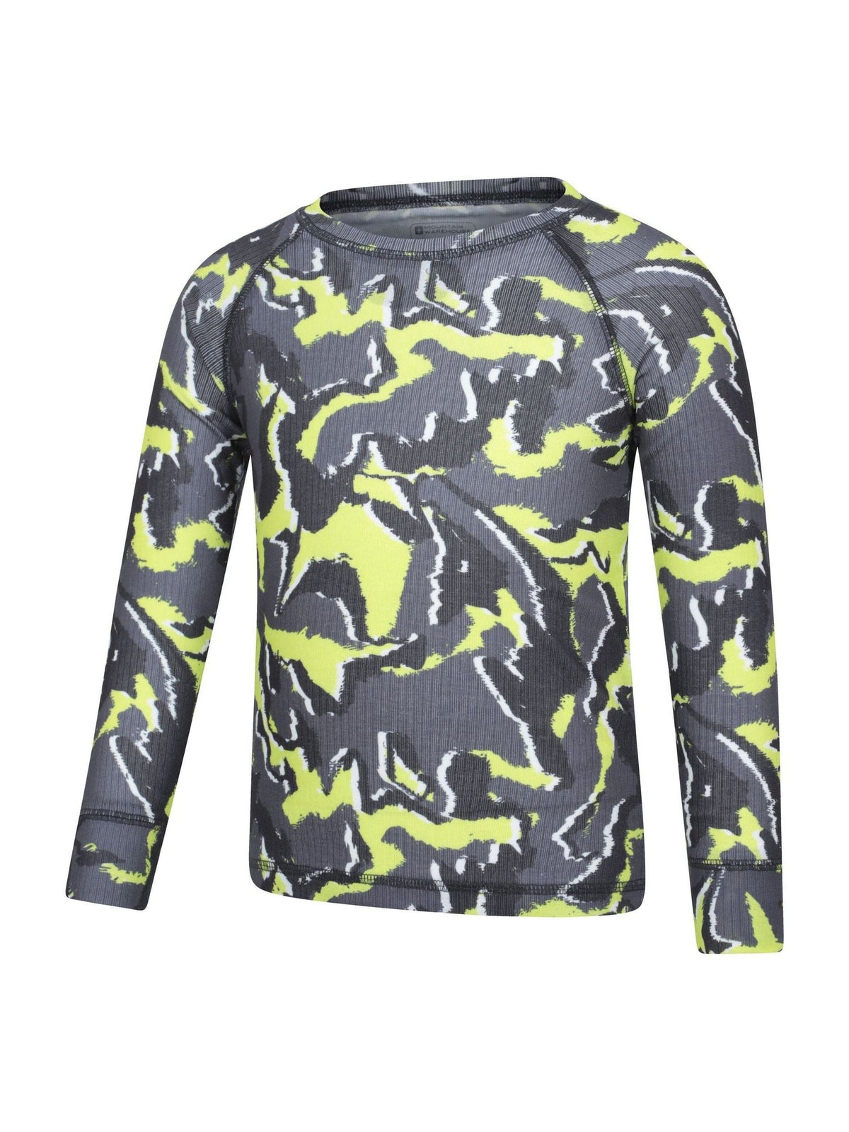 Mountain Warehouse Green Talus Printed Quick Dry Kids Baselayer-Top & Pants Set - image 2