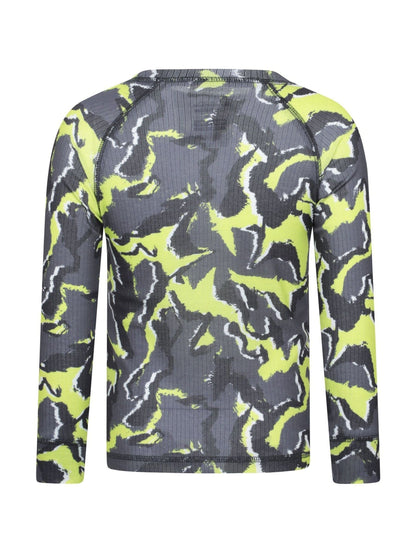 Mountain Warehouse Green Talus Printed Quick Dry Kids Baselayer-Top & Pants Set - image 4