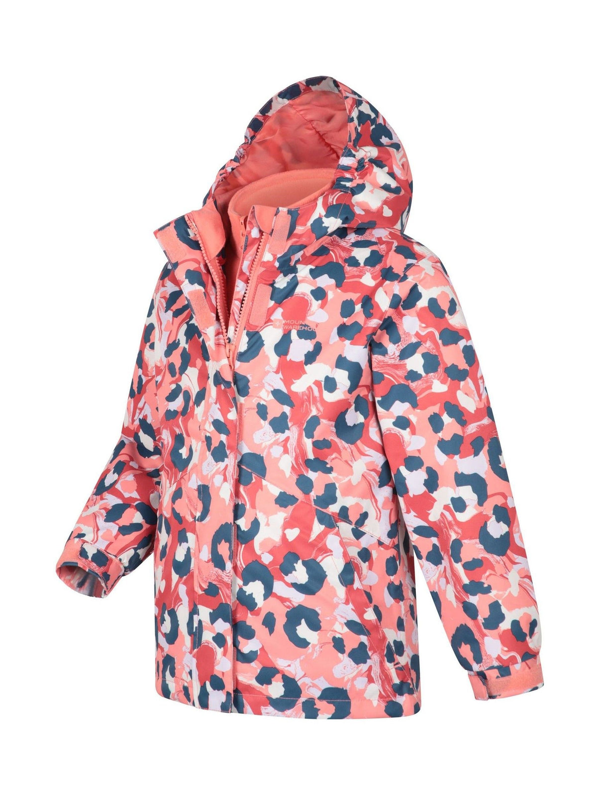 Mountain Warehouse Red Aries Printed Waterproof 3-in-1 Jacket - image 3
