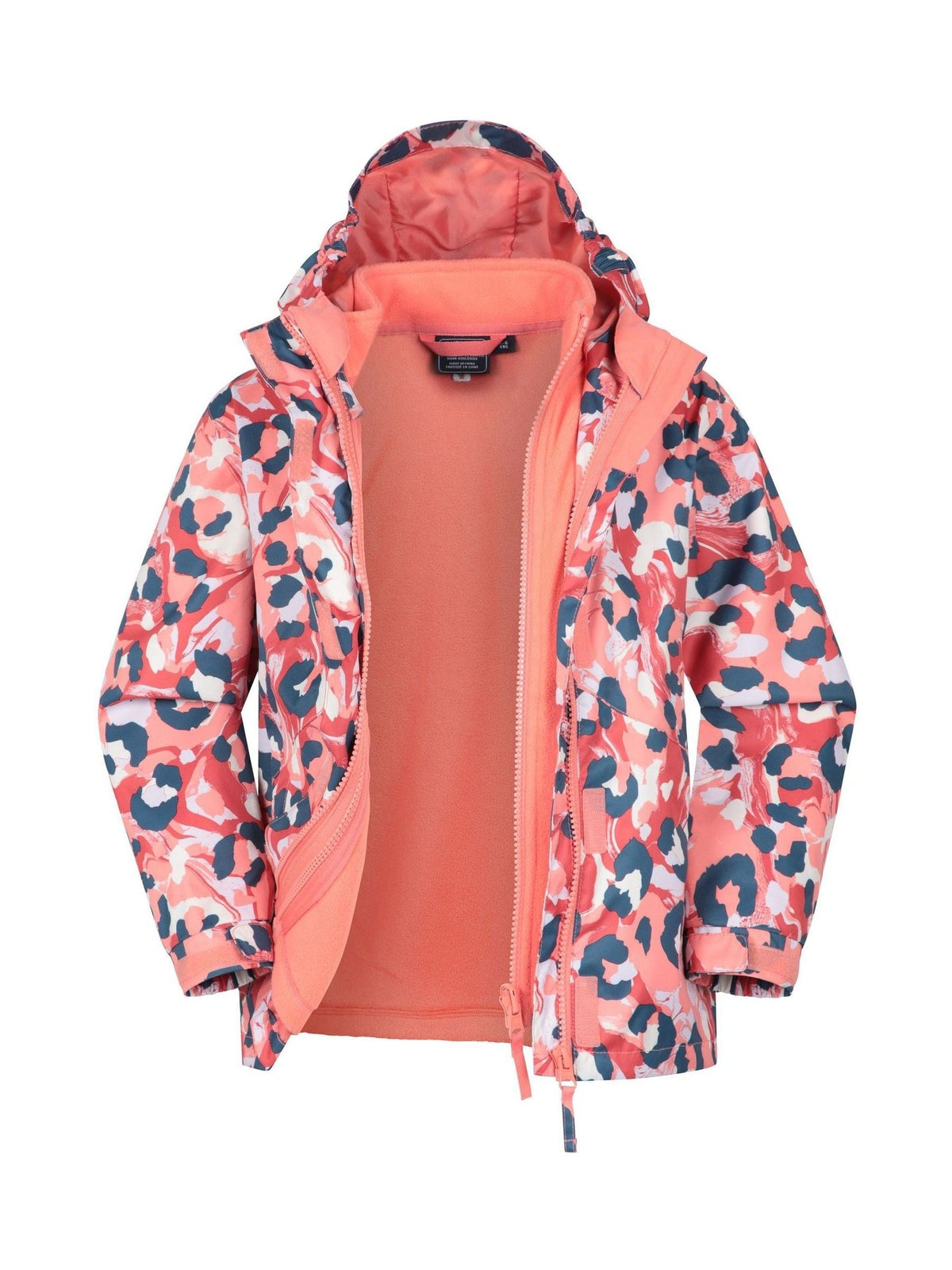Mountain Warehouse Red Aries Printed Waterproof 3-in-1 Jacket - image 4