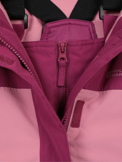 Mountain Warehouse Pink Polar Zone Jacket & Salopette Snow Set - image 6