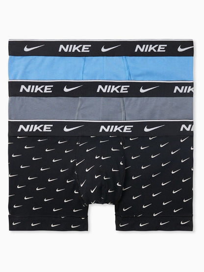 Dsiney Kidz - Nike Blue Everyday Cotton Stretch Boxer Trunks 3 Pack image 1