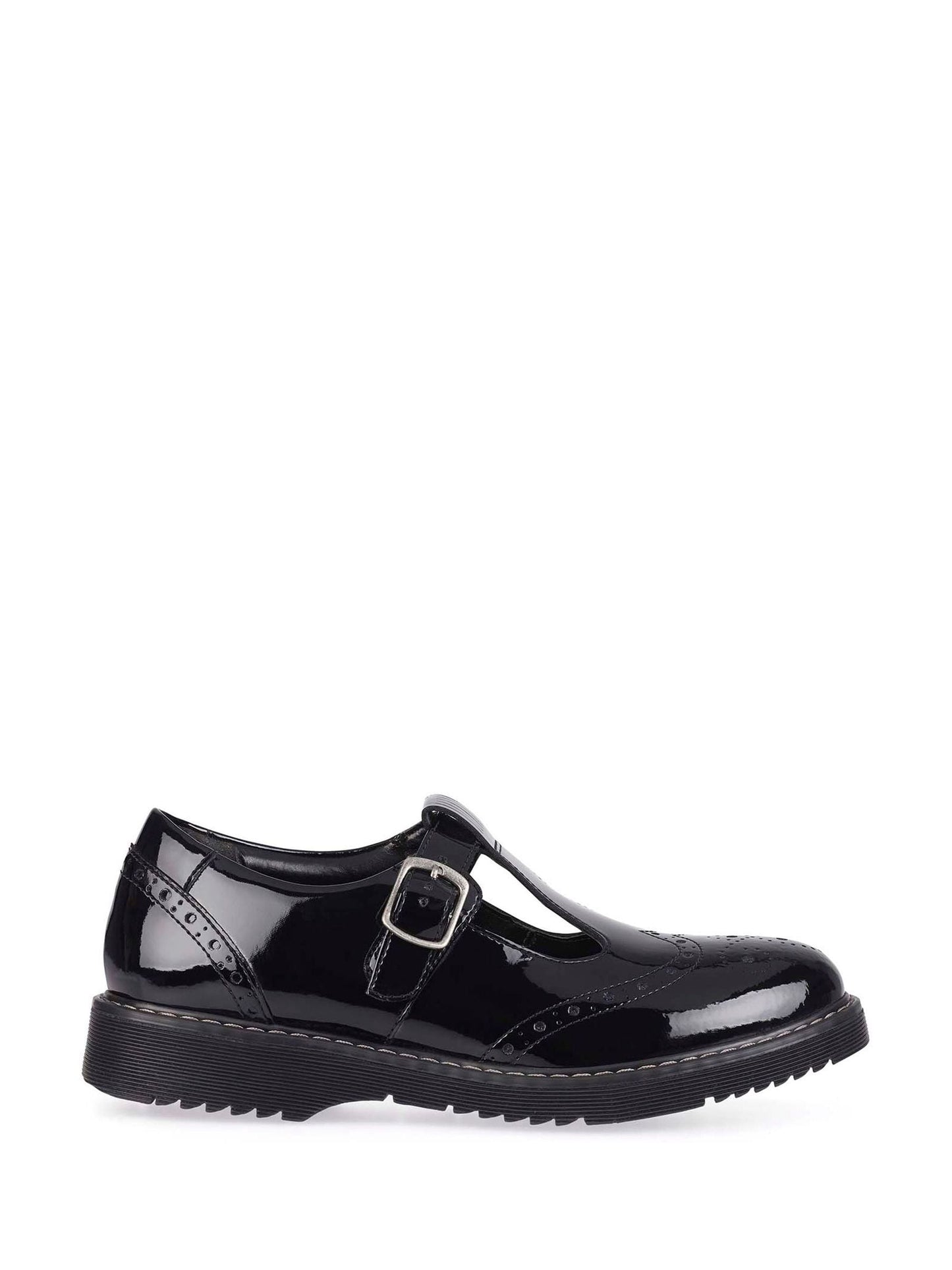 Start Rite Black Patent Standard Fit Imagine T-Bar School Shoes Standard Width Fitting image 1