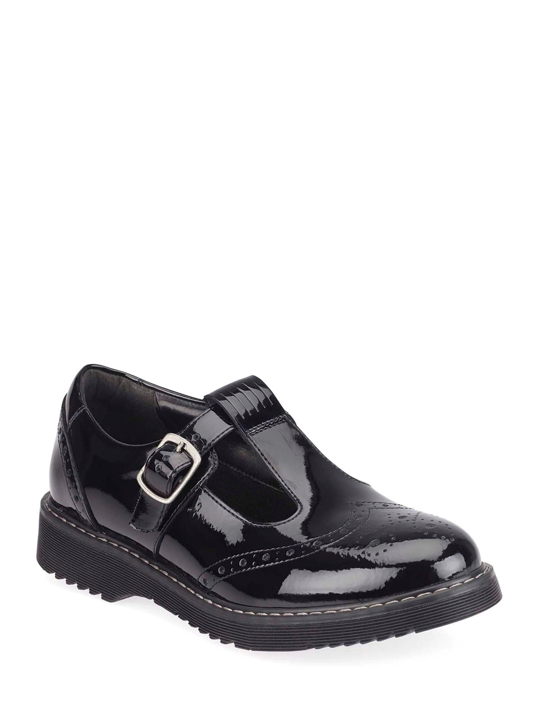 Start Rite Black Patent Standard Fit Imagine T-Bar School Shoes Standard Width Fitting image 3