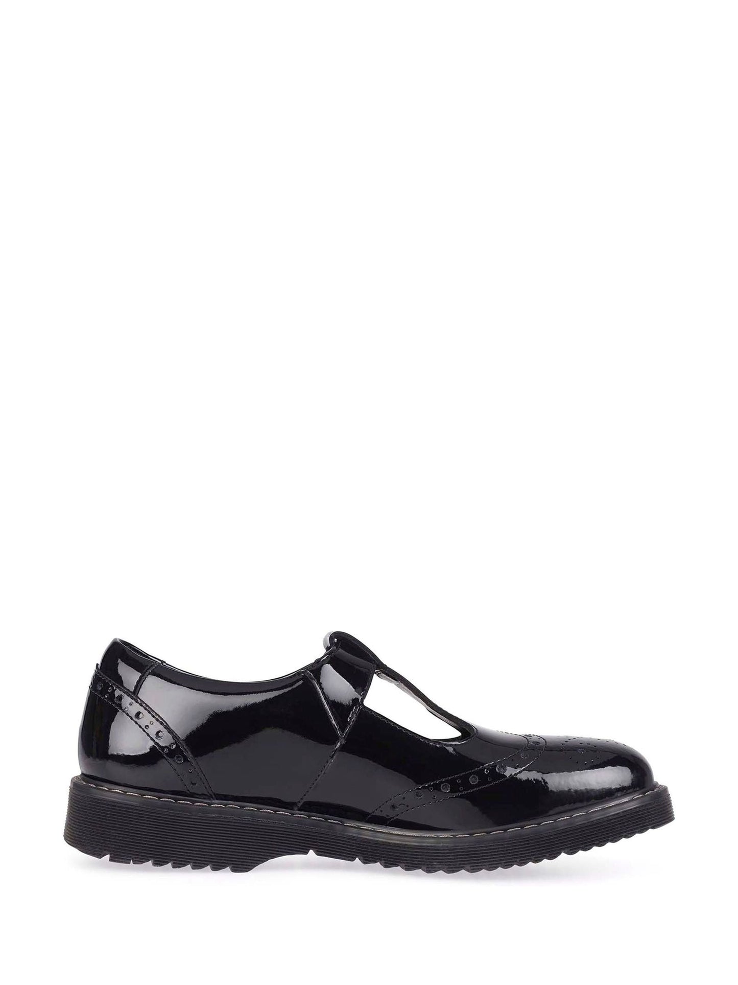 Start Rite Black Patent Standard Fit Imagine T-Bar School Shoes Standard Width Fitting image 4