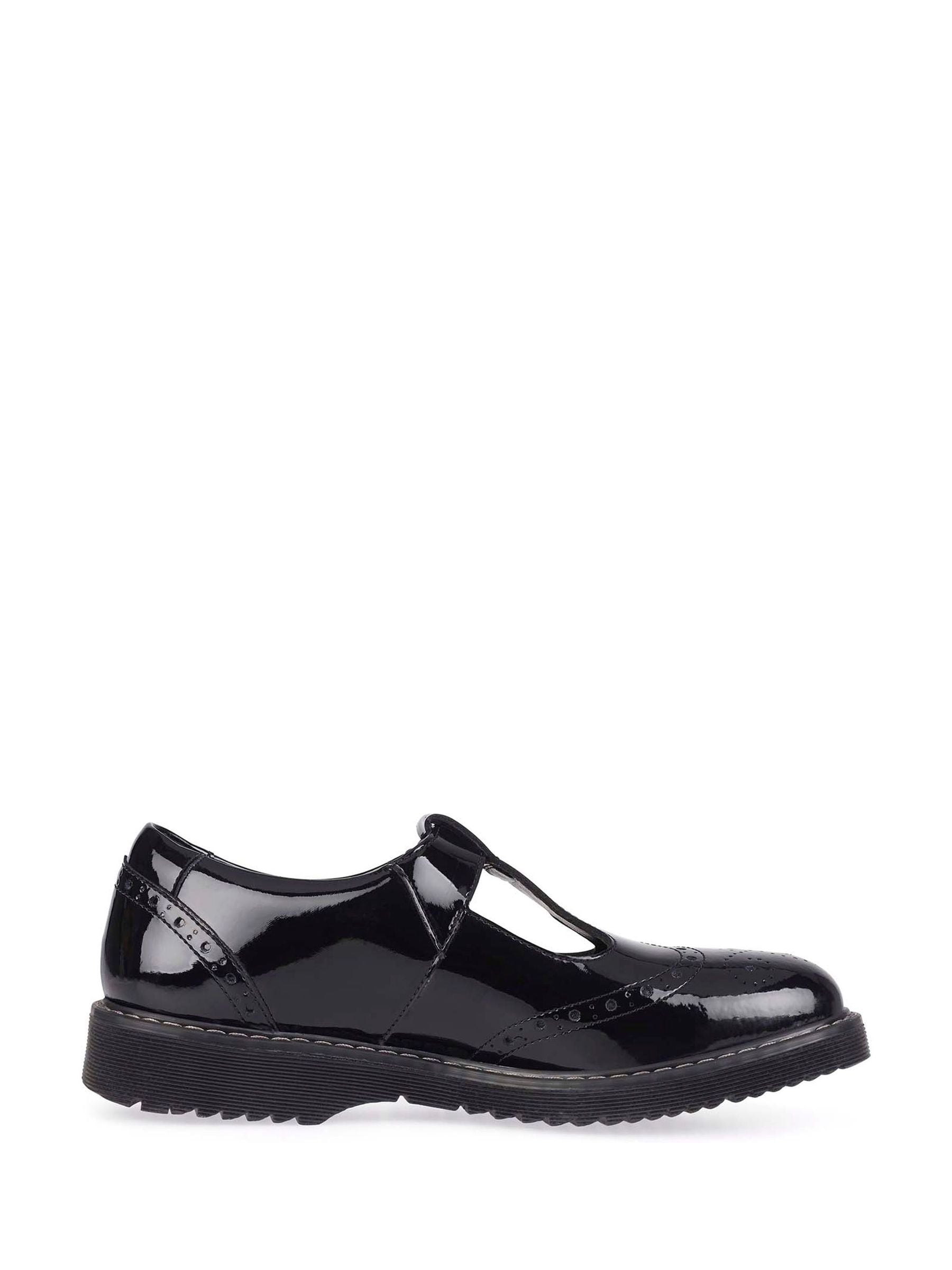 Start Rite Black Patent Standard Fit Imagine T-Bar School Shoes Standard Width Fitting image 4