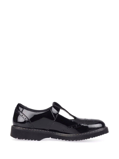Start Rite Black Patent Standard Fit Imagine T-Bar School Shoes Standard Width Fitting image 4