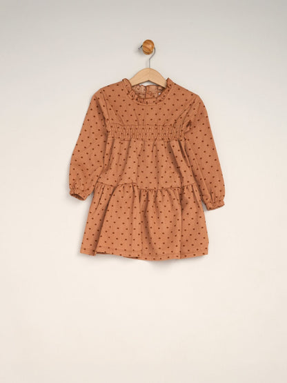 Miss Brown Fur Jacket and Dress Outfit Set - image 3