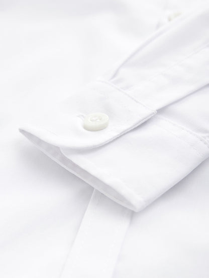 Dsiney Kidz - White 2 Pack Long Sleeve Stretch School Shirts (3-16yrs) image 6