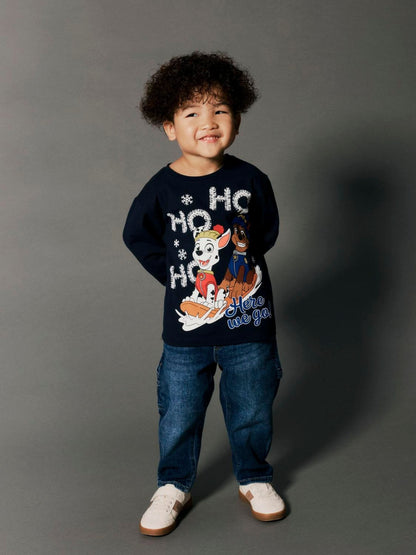 Name It Blue Paw Patrol Christmas Long Sleeve Top - image 1