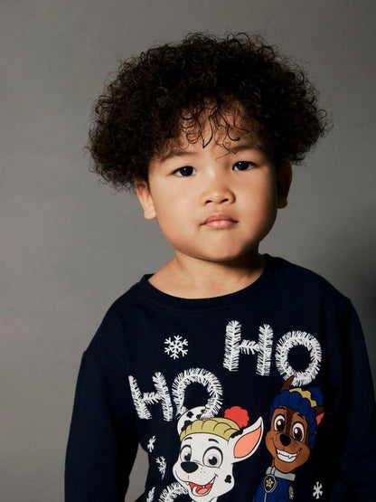 Name It Blue Paw Patrol Christmas Long Sleeve Top - image 2