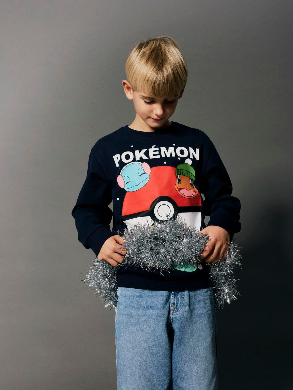 Name It Blue Pokemon Christmas Jumper - image 1