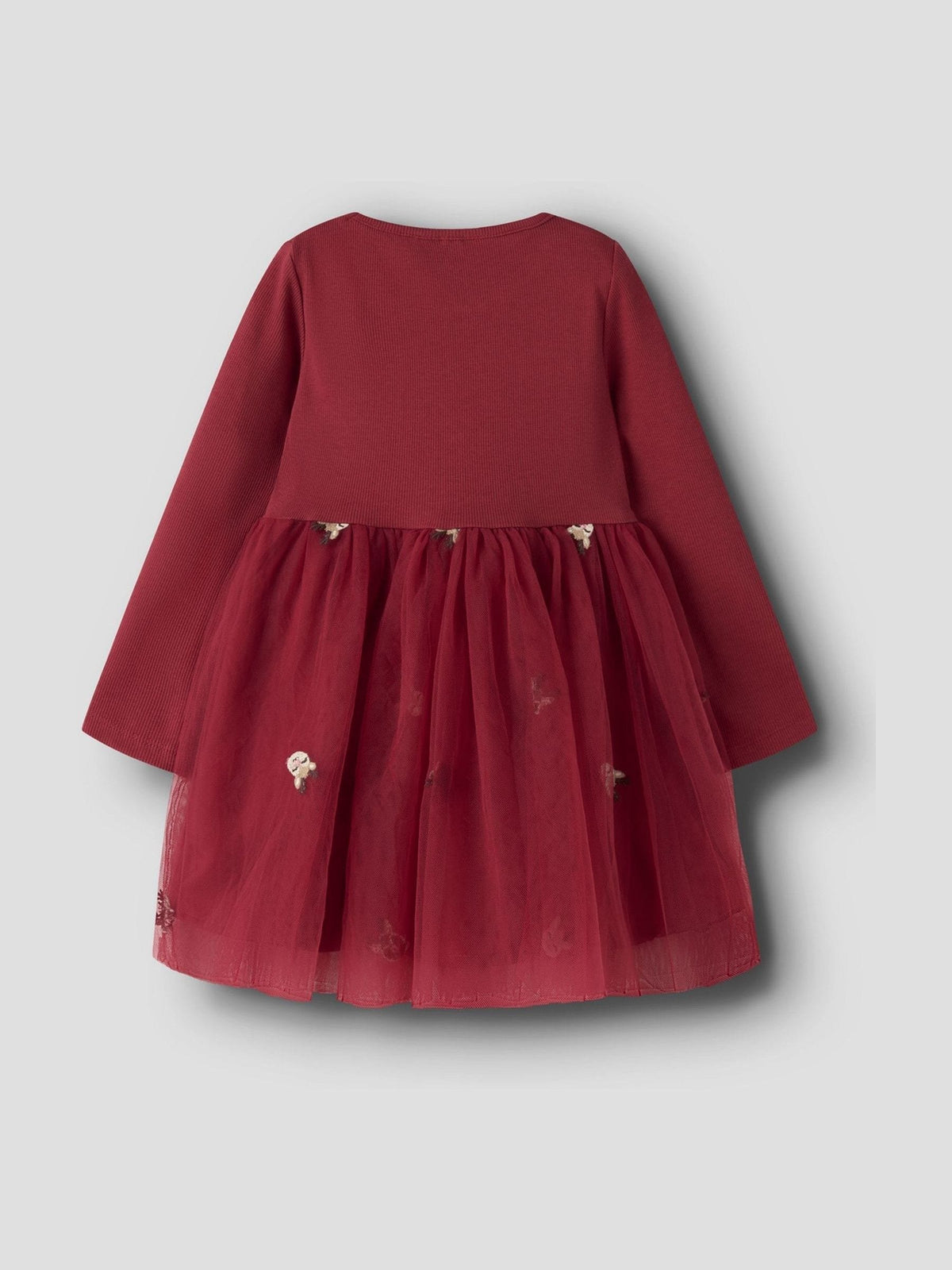 Name It Red Reindeer Christmas Tulle Dress - image 3