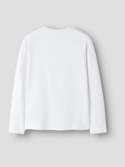 Name It White Disney Stitch Long Sleeve Christmas Top - image 2