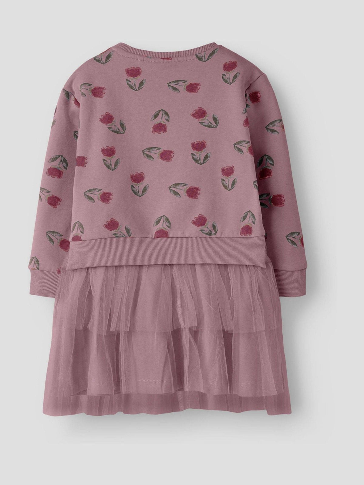 Dsiney Kidz - Name It Purple Tulip Print Tulle Dress image 2