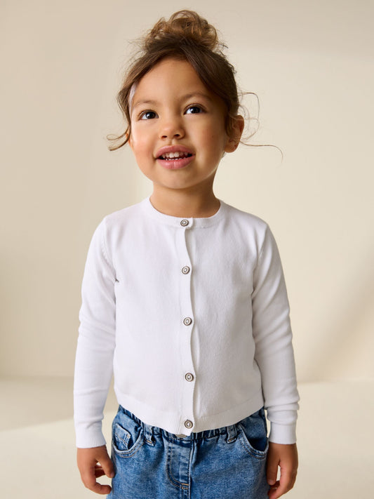 Dsiney Kidz - White Cardigan (3mths-10yrs) image 1