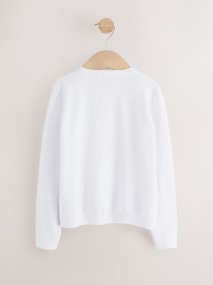 Dsiney Kidz - White Cardigan (3mths-10yrs) image 5