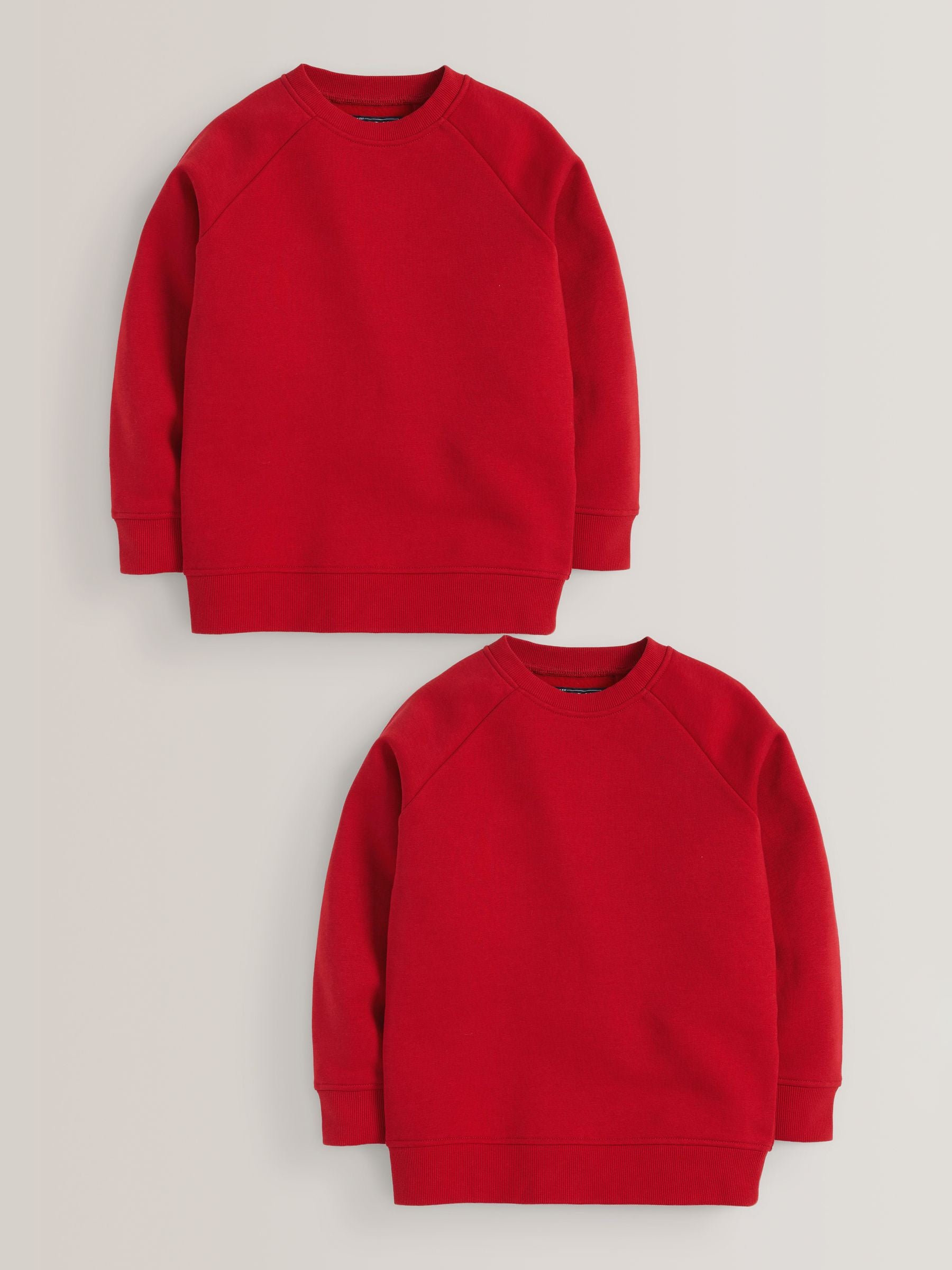 Dsiney Kidz - Red Crew Neck School Sweater 2 Pack (3-16yrs) image 1