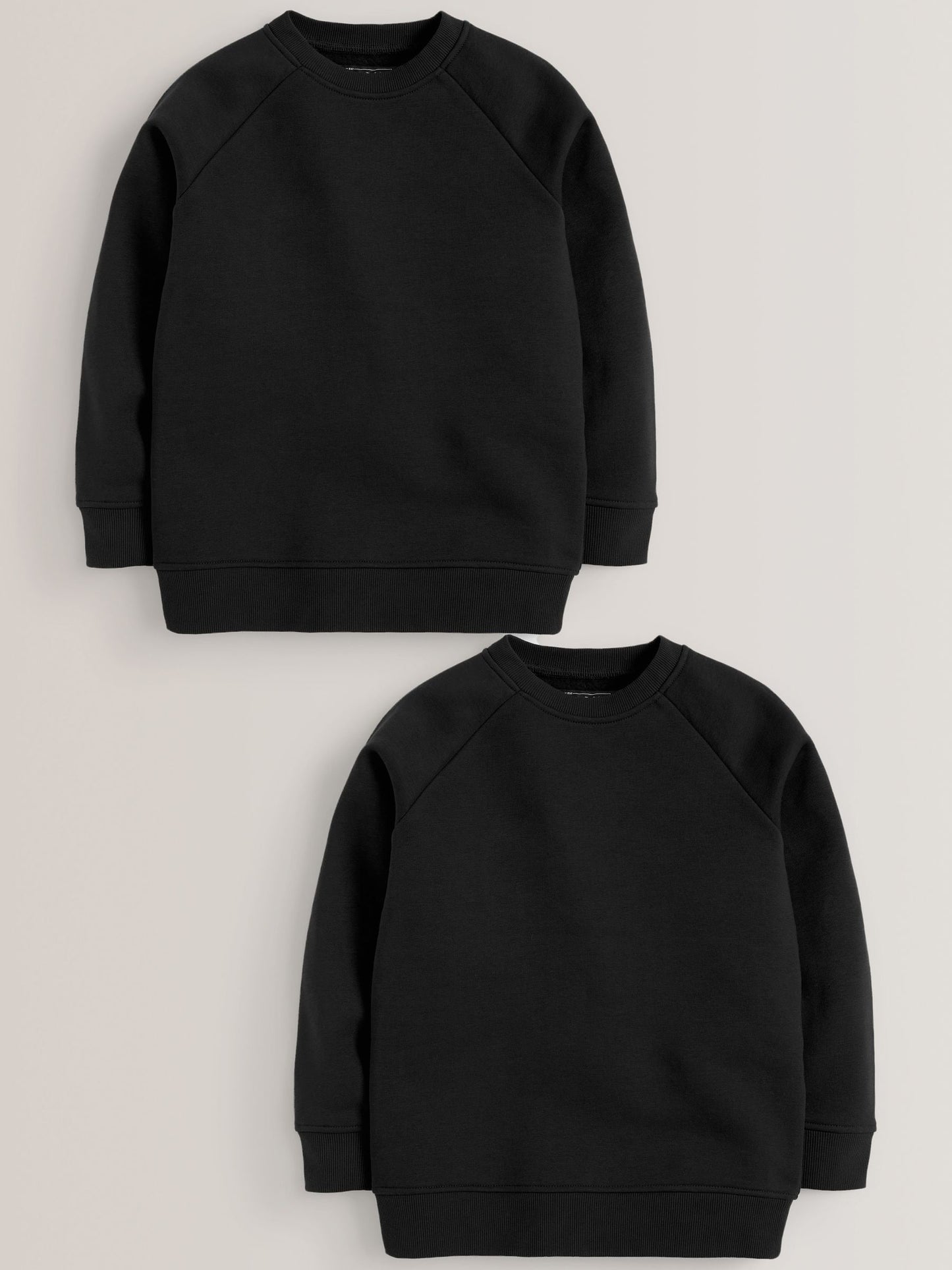 Dsiney Kidz - Black Crew Neck School Sweater 2 Pack (3-16yrs) image 1