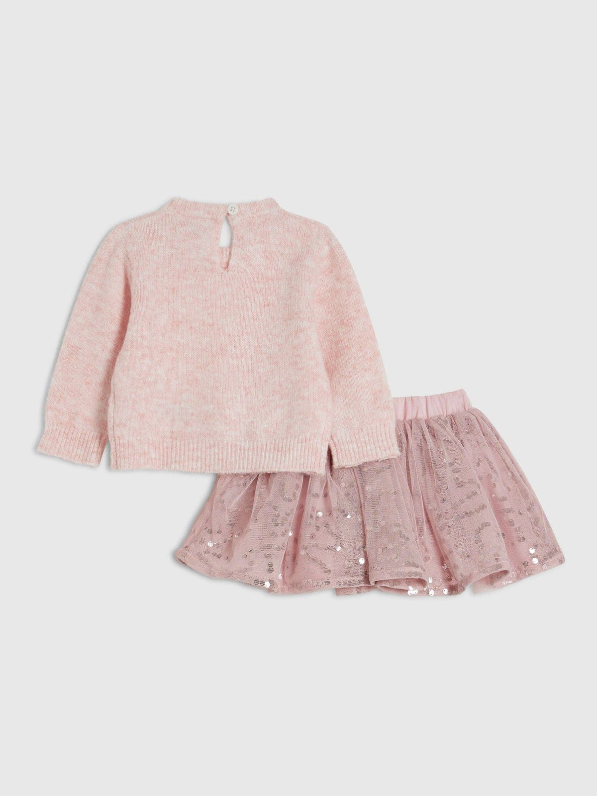 River Island Pink Bow Top & Skirt Set - image 2