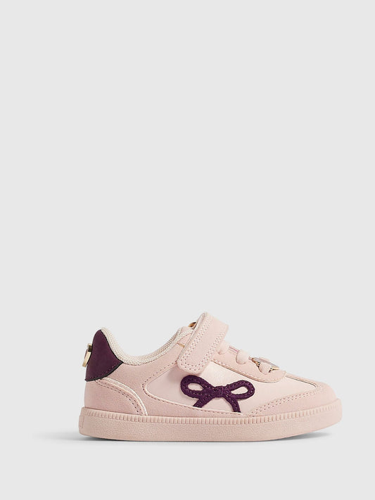 River Island Pink Bow Trainers - image 1