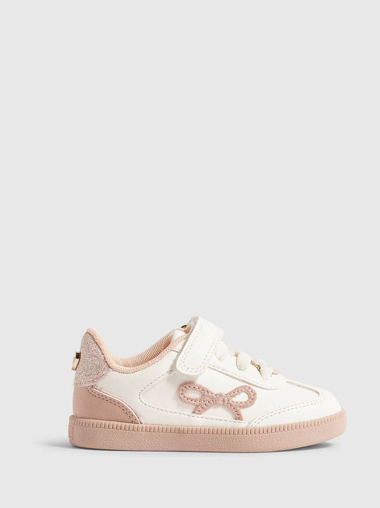 River Island White Bow Trainers - image 1