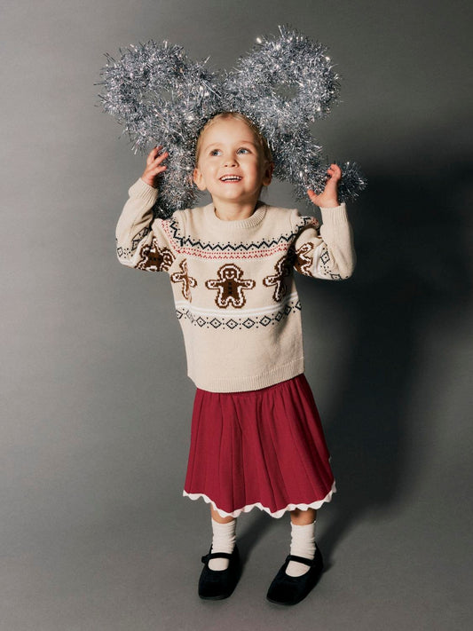Name It Cream Classic Christmas Jumper - image 1