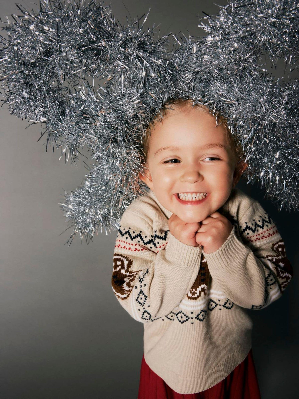 Name It Cream Classic Christmas Jumper - image 2