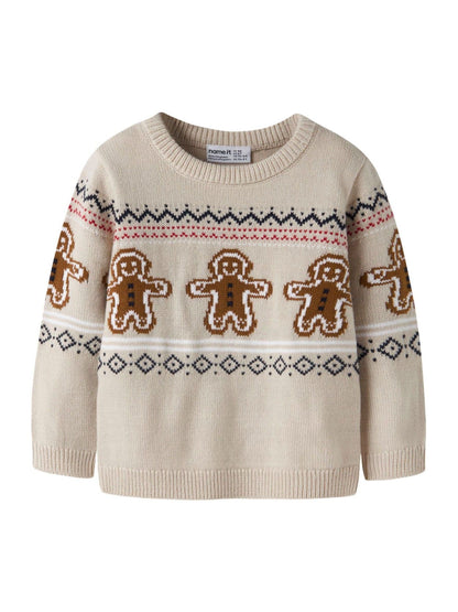Name It Cream Classic Christmas Jumper - image 3