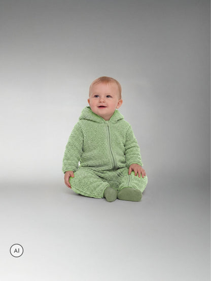 Name It Green Teddy Pramsuit - image 1