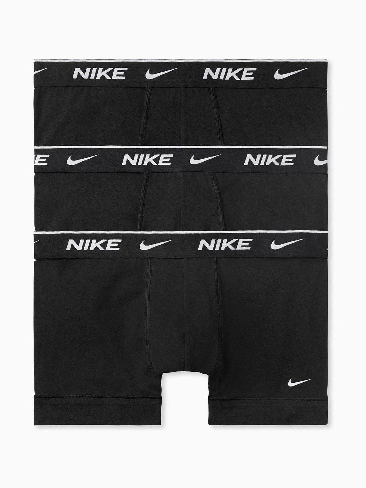 Dsiney Kidz - Nike Black Everyday Cotton Stretch Boxer Trunks 3 Pack image 1