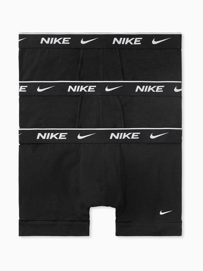 Dsiney Kidz - Nike Black Everyday Cotton Stretch Boxer Trunks 3 Pack image 1