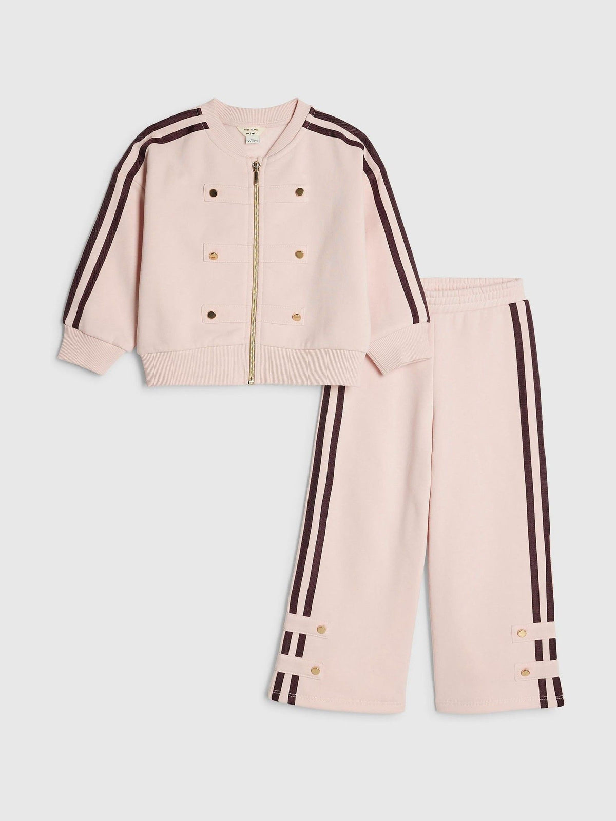 River Island Pink Drummer Bomber Jacket & Trousers Set - image 1