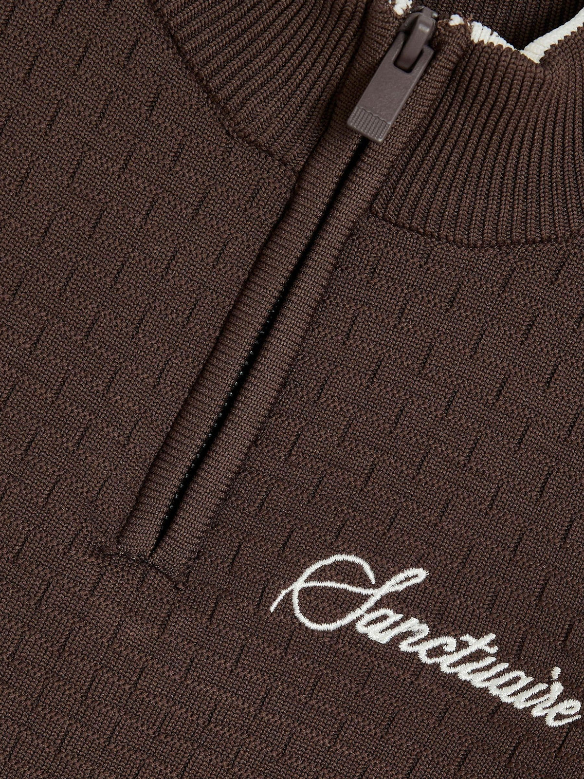 River Island Brown Zip Through Funnel Sweat Top & Joggers Set - image 4